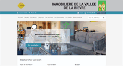 Desktop Screenshot of immo-bievre.com