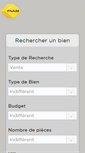 Mobile Screenshot of immo-bievre.com